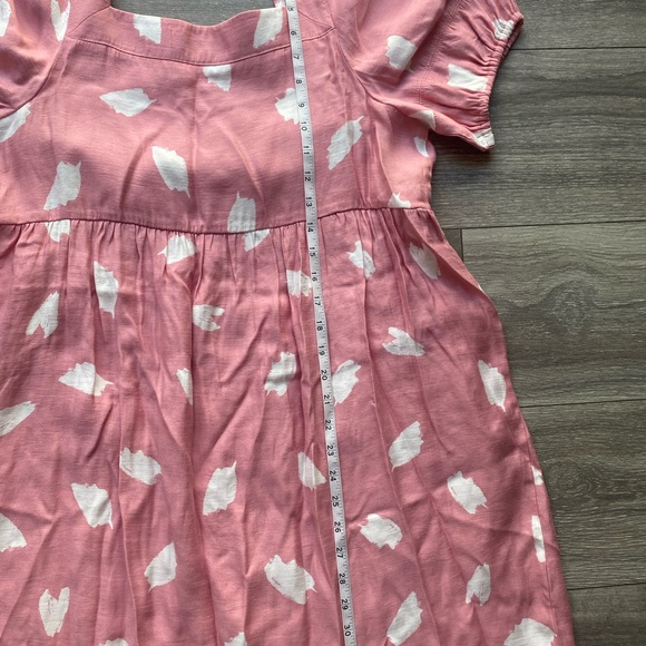 LOFT Pink Babydoll Dress Size M - Picture 6 of 7